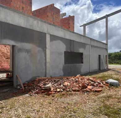  Obra de construção da nova sede (extensão) da Secretaria Municipal de Obras - Balneário Piçarras