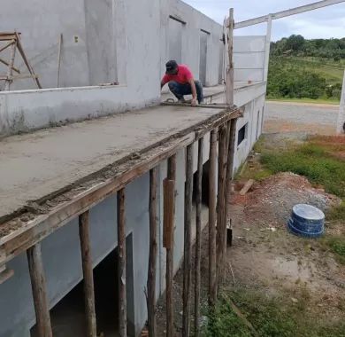  Obra de construção da nova sede (extensão) da Secretaria Municipal de Obras - Balneário Piçarras