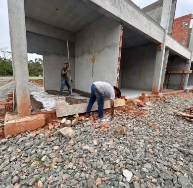  Obra de construção da nova sede (extensão) da Secretaria Municipal de Obras - Balneário Piçarras