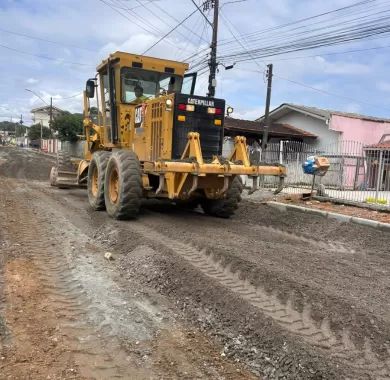  Obra de pavimentação asfáltica e sinalização viária da Rua Jerri J. M. Martini (Rua 5010) no bairro Nossa Senhora da Paz - Balneário Piçarras