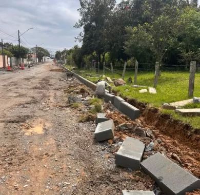  Obra de pavimentação asfáltica e sinalização viária da Rua Jerri J. M. Martini (Rua 5010) no bairro Nossa Senhora da Paz - Balneário Piçarras