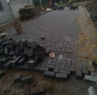  Pavimentação em paver, drenagem pluvial e sinalização viária nas Ruas do bairro Nossa Senhora da Conceição - Balneário Piçarras/SC