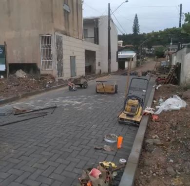  Pavimentação em paver, drenagem pluvial e sinalização viária nas Ruas do bairro Nossa Senhora da Conceição - Balneário Piçarras/SC