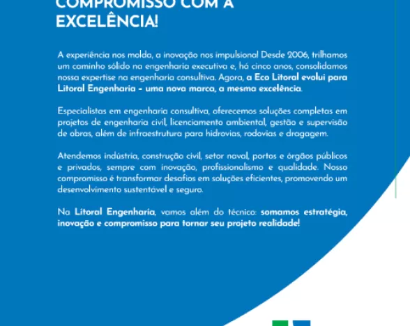 LITORAL ENGENHARIA: EVOLUÇÃO, INOVAÇÃO E COMPROMISSO COM A EXCELÊNCIA!