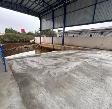 Obra de Construção do Galpão de Apoio ao Pescador - Balneário Piçarras/SC