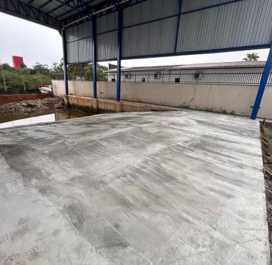 Obra de Construção do Galpão de Apoio ao Pescador - Balneário Piçarras/SC