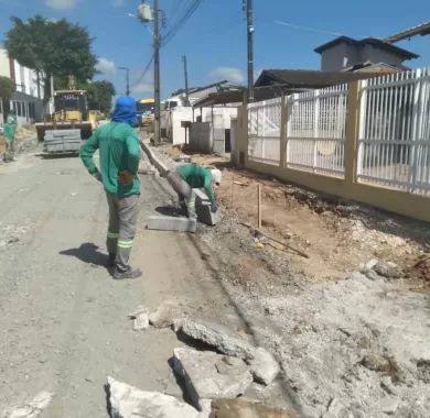 Obra de pavimentação asfáltica, drenagem pluvial e sinalização viária da Rua Pedro Elói Corrêa (Rua 5310) no Bairro Santo Antônio - Balneário Piçarras