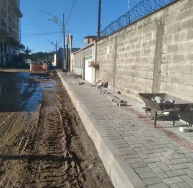 Obra de pavimentação asfáltica, drenagem pluvial e sinalização viária das Ruas Vereador João Figueiredo, Victor Molin e Presidente Geisel - Balneário Piçarras