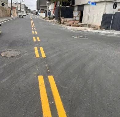 Obra de pavimentação asfáltica, drenagem pluvial e sinalização viária das Ruas Vereador João Figueiredo, Victor Molin e Presidente Geisel - Balneário Piçarras