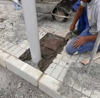 Obra de urbanização da Av. José Temístocles de Macedo (Orla Norte) de Balneário Piçarras/SC