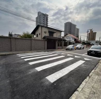 Obra pavimentação asfáltica, drenagem pluvial e sinalização viária da Rua Eulálio da Trindade (Rua 1680) - Balneário Piçarras