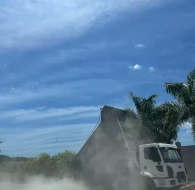 Obra de pavimentação asfáltica, drenagem pluvial e sinalização viária da Estrada Geral da Lagoa - Trecho 03