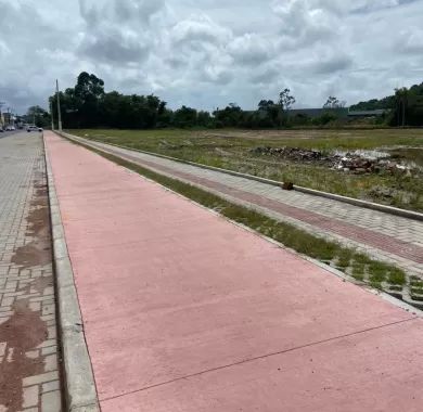 Pavimentação da Rua Ludgero Caetano Vieira e Rua Laguna - Bairro Nossa Senhora da Paz - Balneário Piçarras