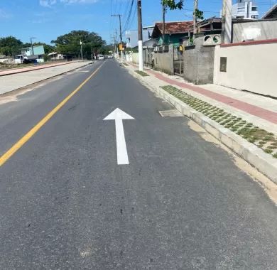 Pavimentação da Rua Ludgero Caetano Vieira e Rua Laguna - Bairro Nossa Senhora da Paz - Balneário Piçarras
