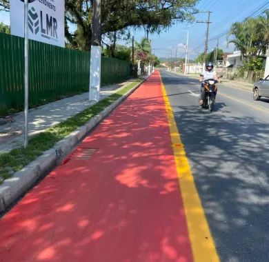 Pavimentação da Rua Ludgero Caetano Vieira e Rua Laguna - Bairro Nossa Senhora da Paz - Balneário Piçarras