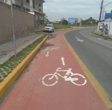 Pavimentação da Rua Ludgero Caetano Vieira e Rua Laguna - Bairro Nossa Senhora da Paz - Balneário Piçarras