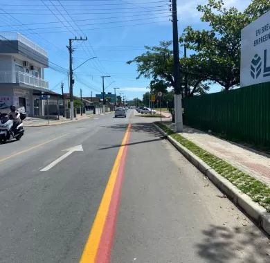 Pavimentação da Rua Ludgero Caetano Vieira e Rua Laguna - Bairro Nossa Senhora da Paz - Balneário Piçarras