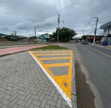 Pavimentação da Rua Ludgero Caetano Vieira e Rua Laguna - Bairro Nossa Senhora da Paz - Balneário Piçarras