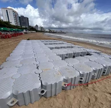 Urbanização e iluminação pública dos molhes Norte, Balneário Piçarras - SC