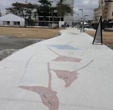 Urbanização e iluminação pública dos molhes Norte, Balneário Piçarras - SC
