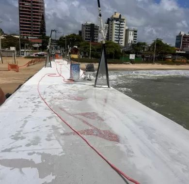 Urbanização e iluminação pública dos molhes Norte, Balneário Piçarras - SC