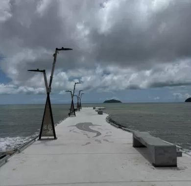 Urbanização e iluminação pública dos molhes Norte, Balneário Piçarras - SC