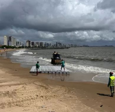 Urbanização e iluminação pública dos molhes Norte, Balneário Piçarras - SC