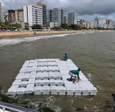 Urbanização e iluminação pública dos molhes Norte, Balneário Piçarras - SC