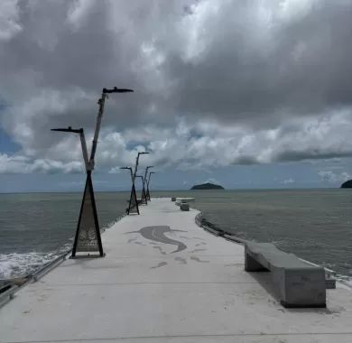 Urbanização e iluminação pública dos molhes Norte, Balneário Piçarras - SC